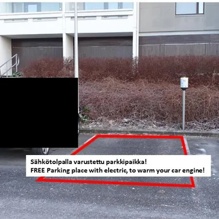 Top Floor 51m2, Balcony, 150 M Wifi, Free Own Parking Place, 300m Metro Apartamento Helsinki
