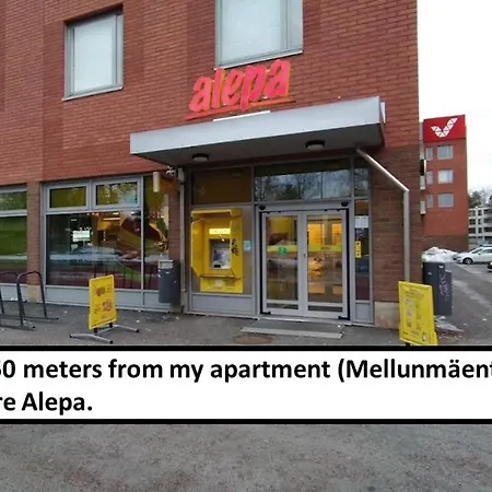 Top Floor 51m2, Balcony, 150 M Wifi, Free Own Parking Place, 300m Metro Apartment Helsinki